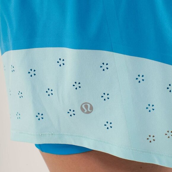 Lululemon Run: Breeze By Skirt *Laser Cut Tennis Skirt with Shorts- Size 8 - Picture 8 of 15